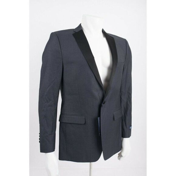 U.S. Polo Assn Mens Gray Tuxedo style Blazer Suit Coat Size 40R Formal NWT - Picture 5 of 6